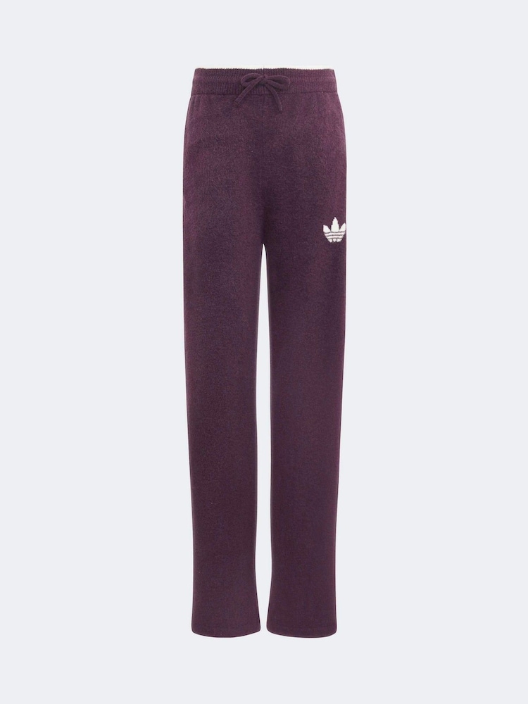Темно-фіолетовий - adidas originals Knitted Trousers - Image 5 of 5