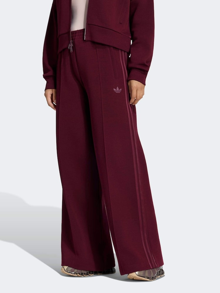 adidas Originals Maroon Red Spacer Joggers - Image 1 of 5
