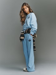 Світло-блакитний - adidas originals Knitted CreNeck Jumper - Image 2 of 6