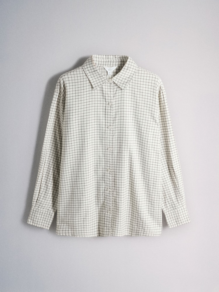The Set 2 Pack Check Flannel Shirts Multi - Image 2 of 5