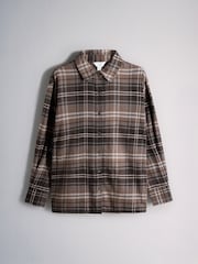 The Set 2 Pack Check Flannel Shirts Multi - Image 3 of 5