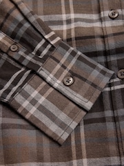 The Set 2 Pack Check Flannel Shirts Multi - Image 4 of 5