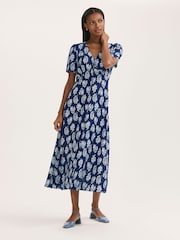 Finery Blue Martina Dress - Image 1 of 4