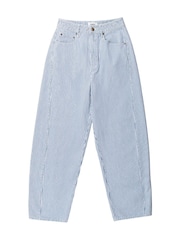 Ro&Zo Blue Stripe Barrel Leg Jeans - Image 5 of 5