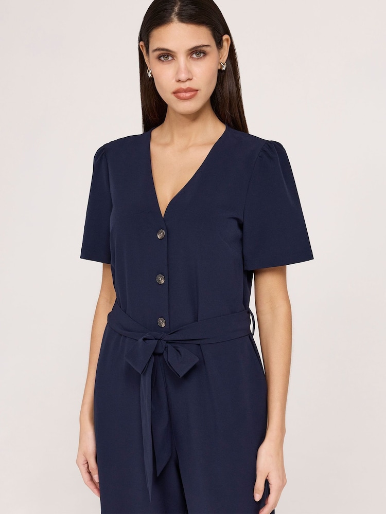 Finery Blue Uma Jumpsuit - Image 4 of 4