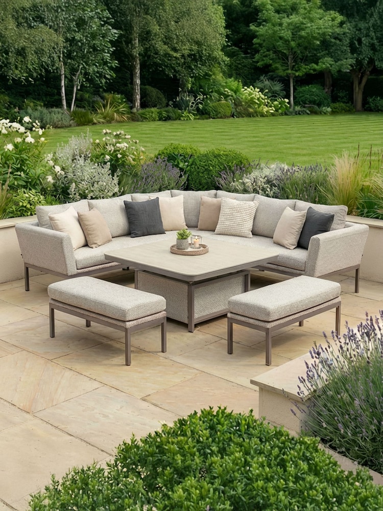 Maze Set of 2 Latte Brown Ambition Garden Dining Chair - Image 1 of 6 Maze Set of 2 Latte Brown Ambition Garden Dining Chair - Image 1 of 6