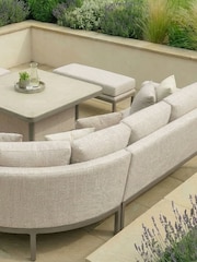 Maze Set of 2 Latte Brown Ambition Garden Dining Chair - Image 4 of 6