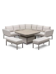 Maze Set of 2 Latte Brown Ambition Garden Dining Chair - Image 6 of 6