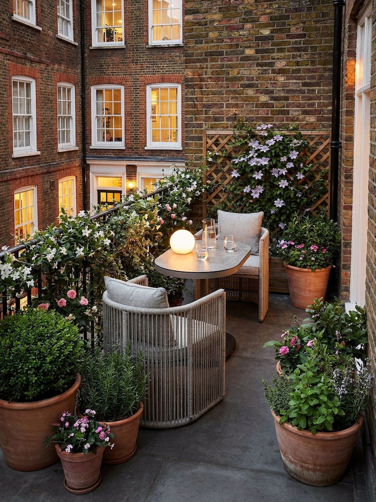 Maze Cool Linen Grey Monaco Oval Outdoor Balcony Set - Image 1 of 4 Maze Cool Linen Grey Monaco Oval Outdoor Balcony Set - Image 1 of 4