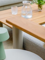 Maze Latte Brown Sicilly 3 Piece Garden Sofa and Coffee Table Set - Image 5 of 6