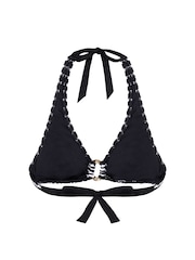 Chelsea Peers Crochet Sandwave Halterneck Bikini Top - Image 6 of 6