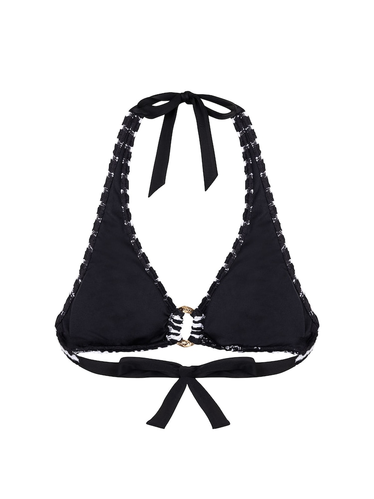 Chelsea Peers Crochet Sandwave Halterneck Bikini Top - Image 6 of 6 Chelsea Peers Crochet Sandwave Halterneck Bikini Top - Image 6 of 6
