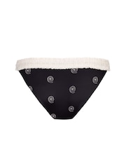 Chelsea Peers Shirred Embroidered Palm Parade Print Bikini Bottoms - Image 6 of 6