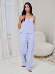 Chelsea Peers Soleil Stripe Print Long Pyjamas Set - صورة 6 من 7