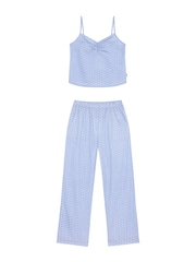 Chelsea Peers Soleil Stripe Print Long Pyjamas Set - صورة 7 من 7