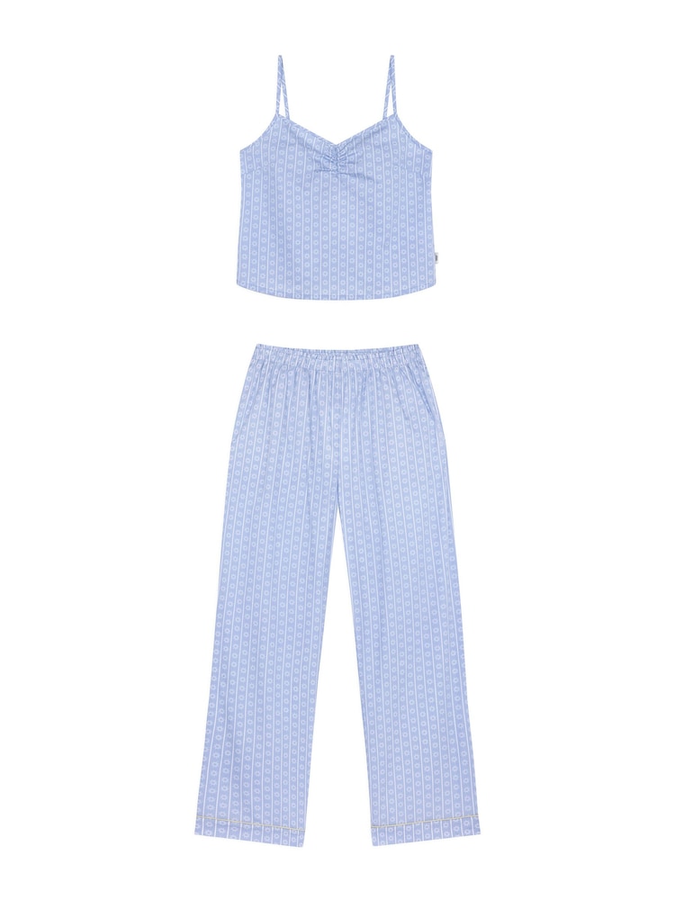 Chelsea Peers Soleil Stripe Print Long Pyjamas Set - صورة 7 من 7 Chelsea Peers Soleil Stripe Print Long Pyjamas Set - صورة 7 من 7