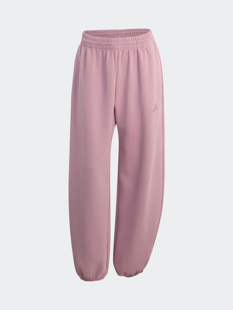 Adidas Mauve Purple Soft Lux Loose Joggers - Image 1 of 1