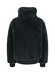 CMP Premium Faux Fur High Neck Fleece Coat - Bilde 2 av 3