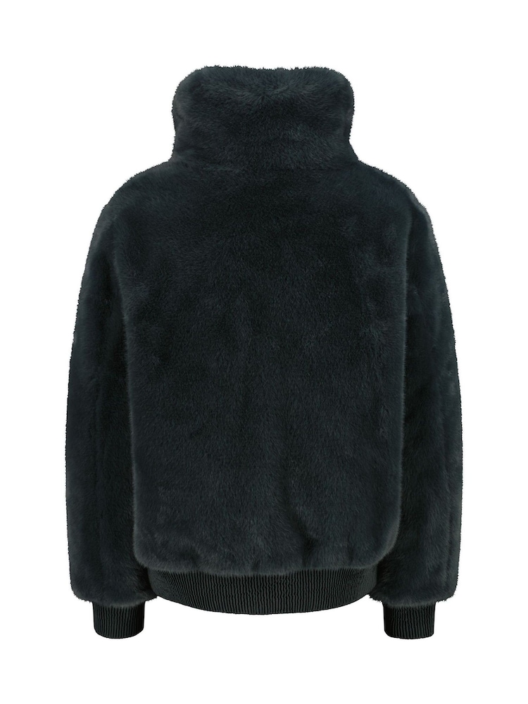 CMP Premium Faux Fur High Neck Fleece Coat - Bilde 2 av 3