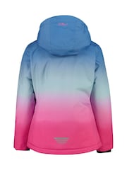 CMP Blue Sublimated Gradient Print Waterproof Ski Jacket - Image 2 of 3