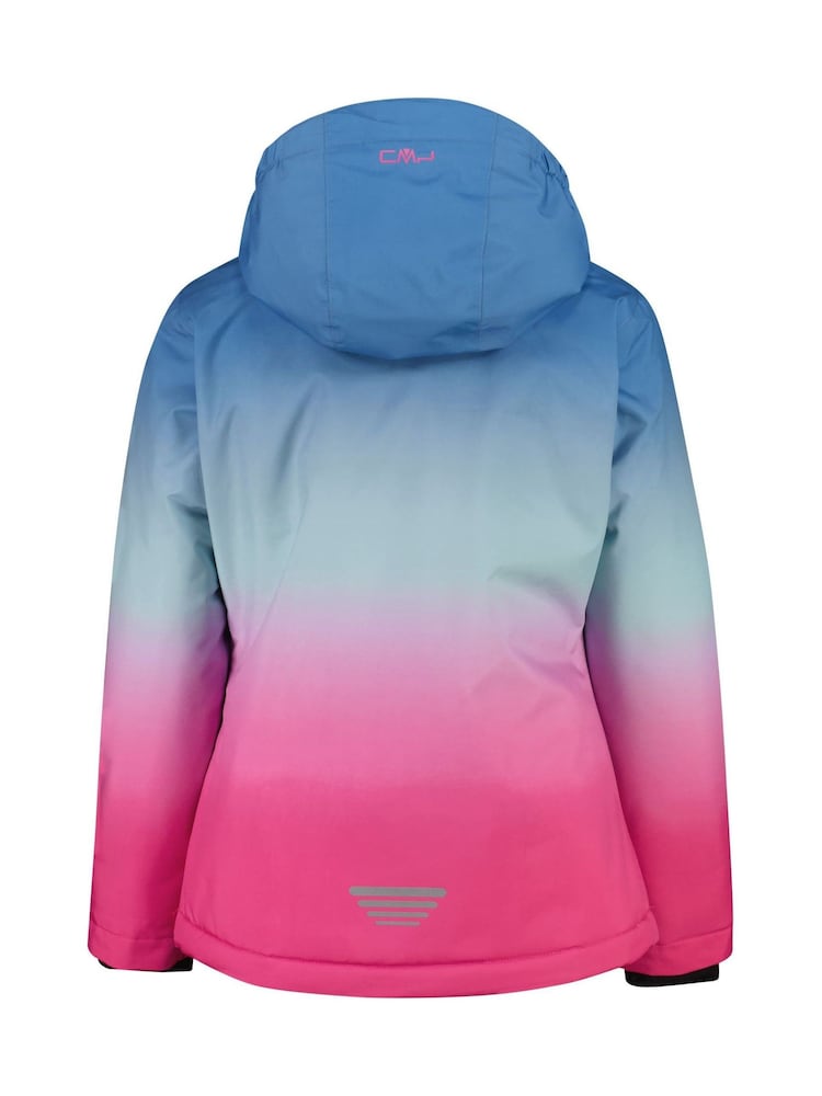 CMP Blue Sublimated Gradient Print Waterproof Ski Jacket - Image 2 of 3