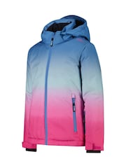 CMP Blue Sublimated Gradient Print Waterproof Ski Jacket - Image 3 of 3