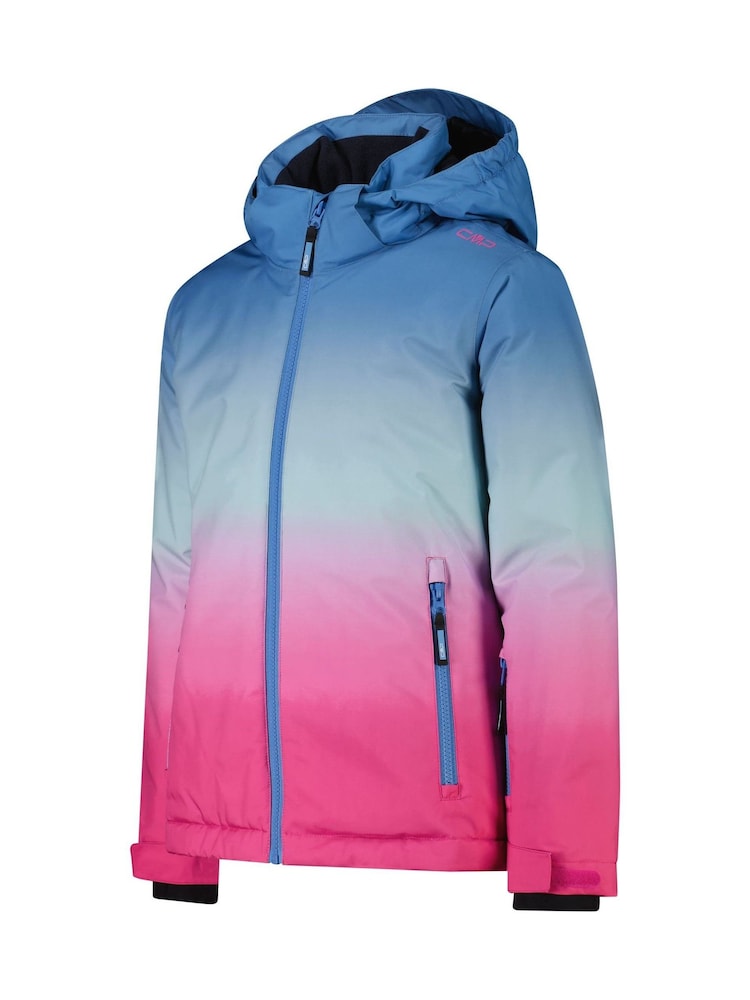 CMP Blue Sublimated Gradient Print Waterproof Ski Jacket - Image 3 of 3
