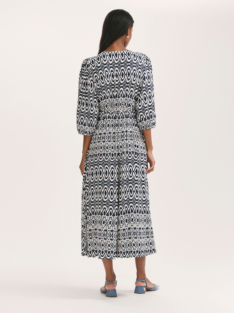 Finery Blue Serena Dress - Image 4 of 4