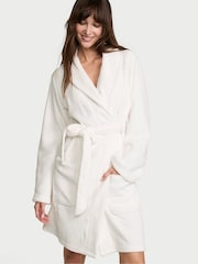 Victoria's Secret Coconut White Fluffy Robe - Image 1 of 2