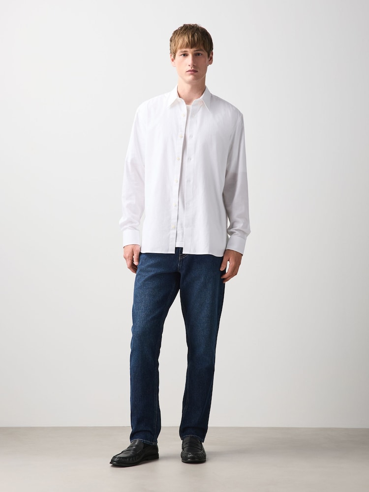 Dark Blue Slim Fit Vintage Jeans - Image 1 of 6 Dark Blue Slim Fit Vintage Jeans - Image 1 of 6