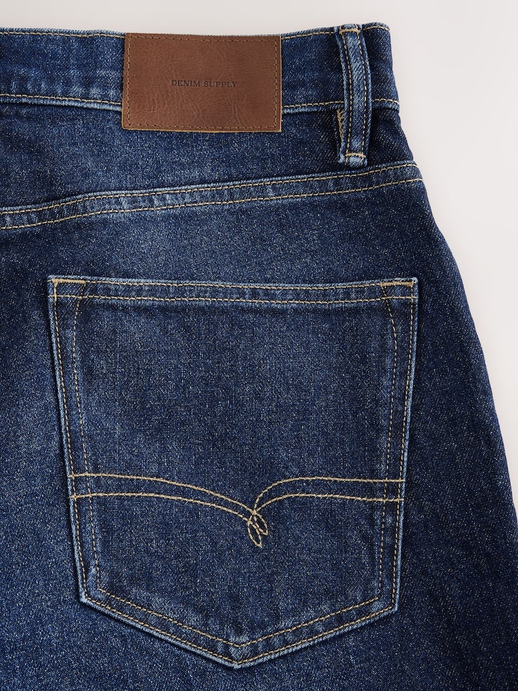 Dark Blue Slim Fit Vintage Jeans - Image 11 of 11 Dark Blue Slim Fit Vintage Jeans - Image 11 of 11