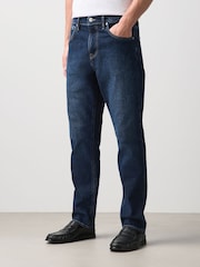 Dark Blue Slim Fit Vintage Jeans - Image 2 of 6