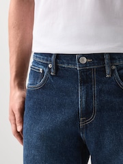 Dark Blue Slim Fit Vintage Jeans - Image 5 of 6