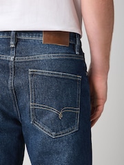 Dark Blue Slim Fit Vintage Jeans - Image 6 of 6