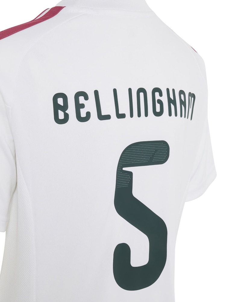 adidas White Jude Bellingham Training Jersey T-Shirt - Image 5 of 5 adidas White Jude Bellingham Training Jersey T-Shirt - Image 5 of 5