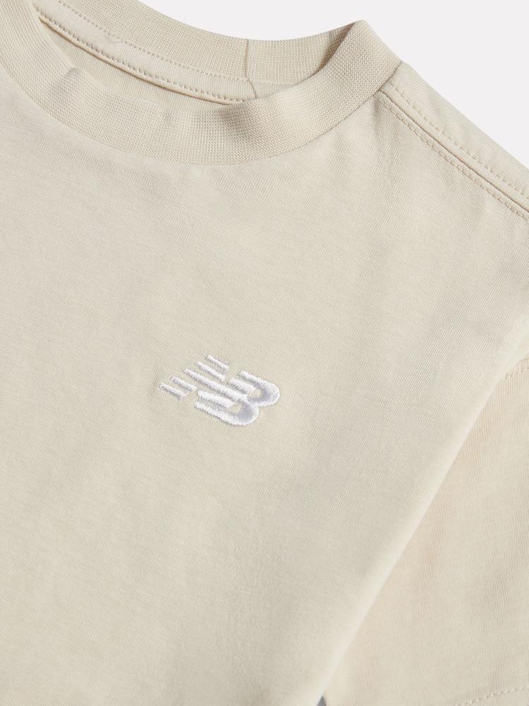New Balance Natural Jersey Small Logo T-Shirt - Image 3 of 3 New Balance Natural Jersey Small Logo T-Shirt - Image 3 of 3