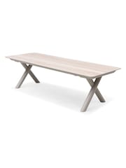 Maze Latte Brown Maxin 8 -12 Seater Extending Garden Dining Table - Image 4 of 5