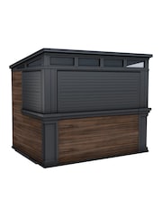 Keter Grey Signature Rosewood Garden Bar Shed - Image 2 of 6