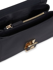 Tommy Hilfiger Blue Monogram Jacquard Cross-Body Bag - Image 3 of 5