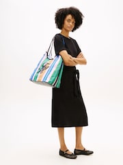 Tommy Hilfiger Mesh Beach Tote Bag With Pouch - Bilde 5 av 5