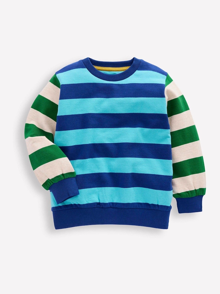 Boden Blue Everyday Printed Sweatshirt - Image 1 of 3
