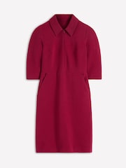 Boden Red Cam Short Sleeve Ottoman Dress - Image 5 of 5