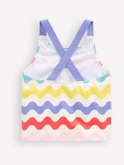 Boden Blue Cross-Back Tankini Top - Image 2 of 3