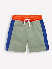 Boden Green Colourblock Shorts - Image 4 of 6