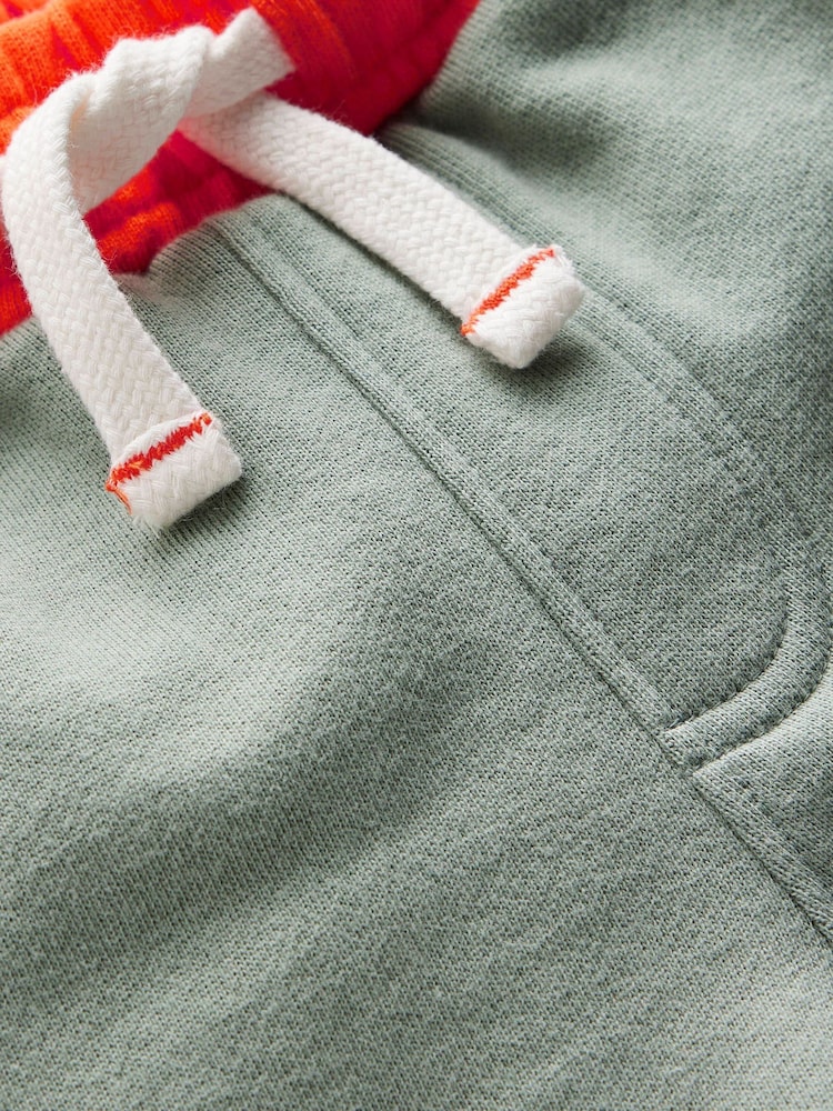 Boden Green Colourblock Shorts - Image 6 of 6