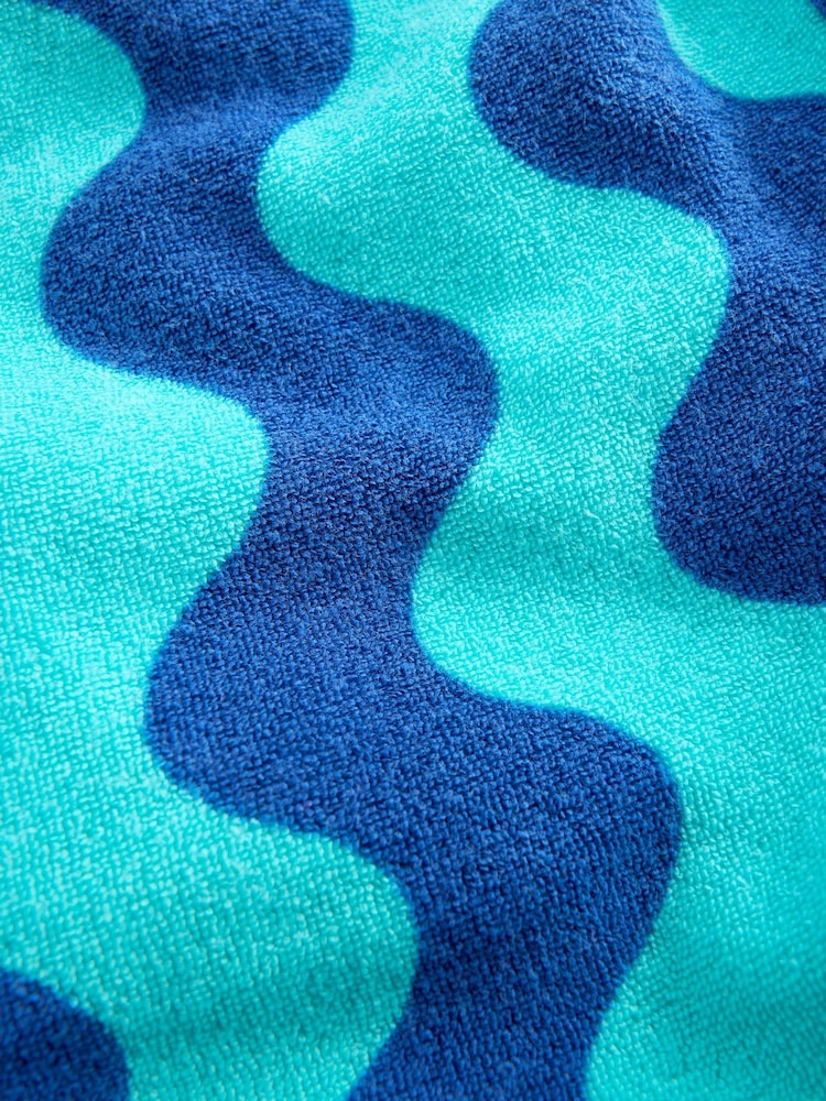 Boden Blue Towelling Shorts - Image 3 of 3 Boden Blue Towelling Shorts - Image 3 of 3