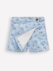 Boden Blue Wrap Woven Skirt - Image 4 of 4