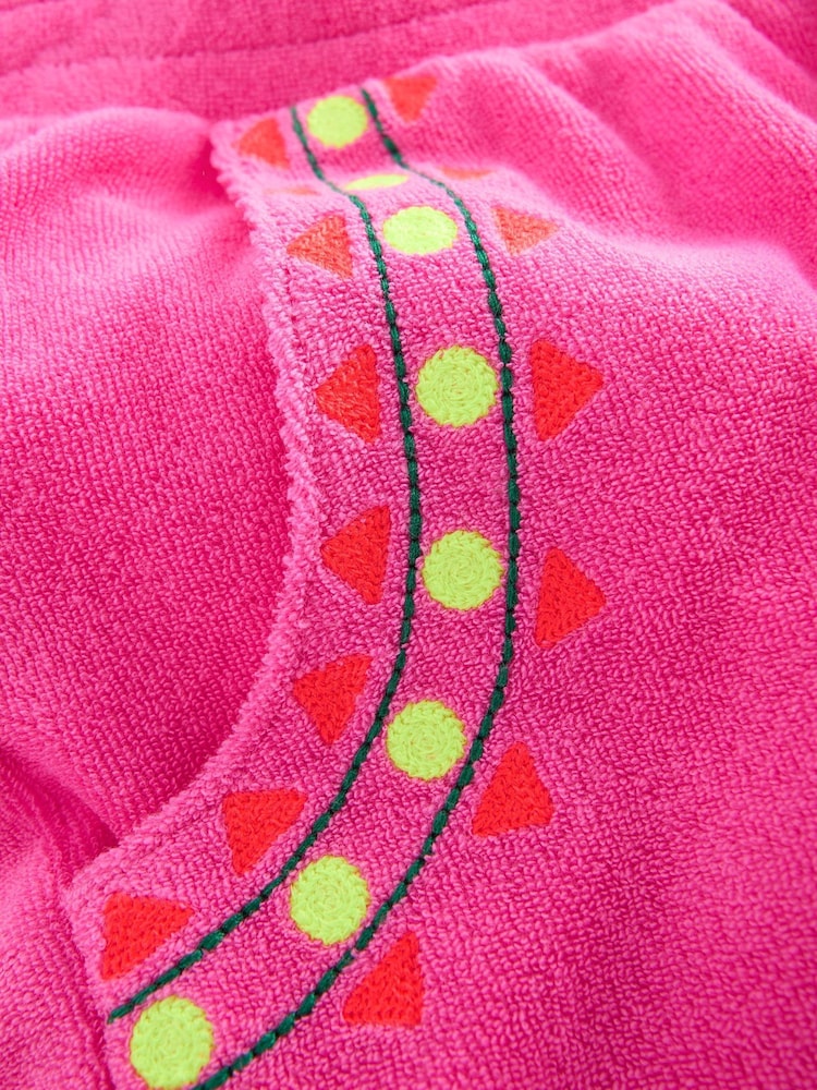 Boden Pink Straight Towelling Trousers - Image 5 of 5