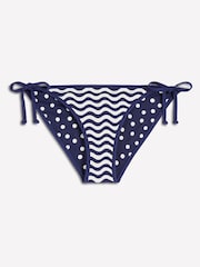 Boden Blue Symi Reversible Bikini Bottoms - Image 6 of 7