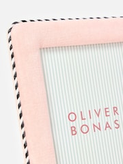 Oliver Bonas Pink Dulce Velvet Photo Frame 5x7 - Image 3 of 4